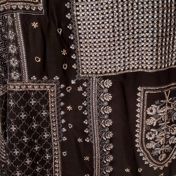 ✨️HP✨️ NWT! Free People Country Nights Embroidered Black Dress, Medium - Picture 7 of 10